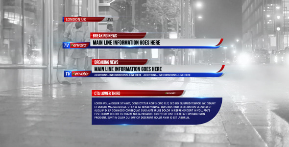 VideoHive Lower Third News 3 3666308