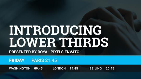 VideoHive Lower Thirds 17892809
