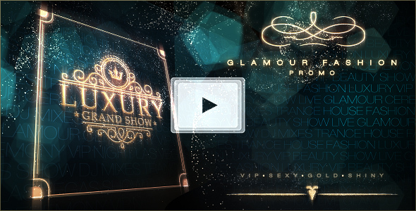 VideoHive Luxury Grand Show | Glamour Golden Promo 14770338