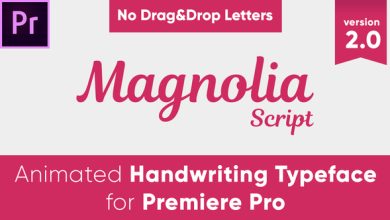 VideoHive Magnolia - Animated Handwriting Typeface 23245313