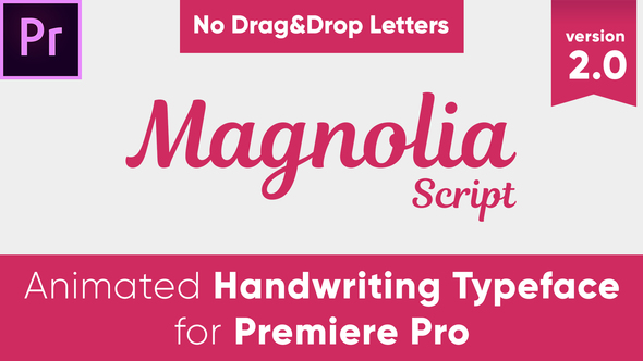 VideoHive Magnolia - Animated Handwriting Typeface 23245313