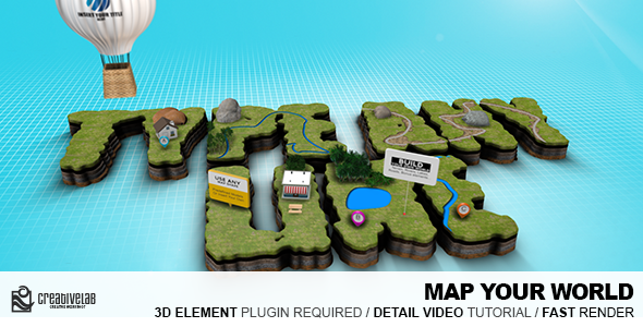 VideoHive Map Your World 9694598