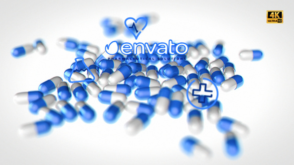 VideoHive Medical Pills Background Projection 25564206