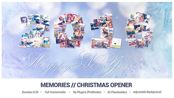 VideoHive Memories // Christmas Opener 13750823