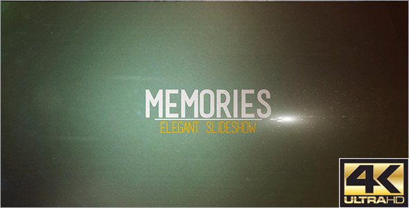 VideoHive Memories Elegant Slideshow 12157561