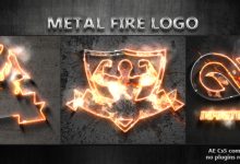 VideoHive Metal Fire Logo 17324302