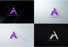 VideoHive Minimal Clean Logo Reveal Collection 4 in 01 simple logo opener pack 37613892