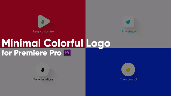 VideoHive Minimal Colorful Logo for Premiere Pro 22325699