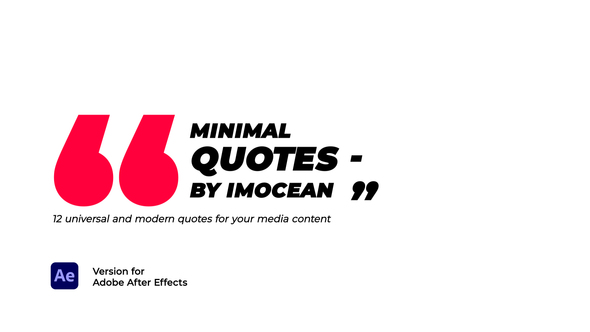 VideoHive Minimal Quotes 37817978