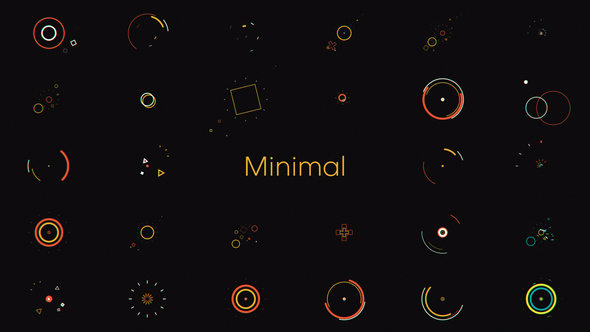 VideoHive Minimal Shapes 37716053