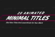 VideoHive Minimal TItles and Lowerthirds 17310788