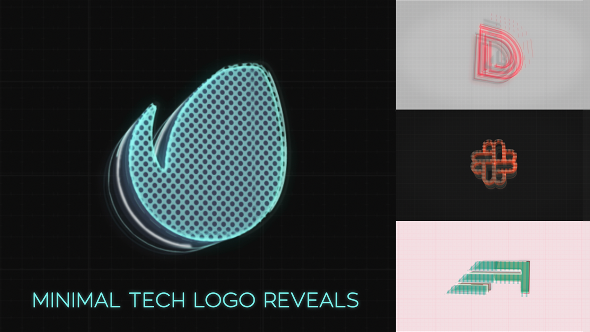 VideoHive Minimal Tech Logo Reveals 19792269