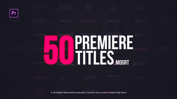 VideoHive Minimal Titles | Essential Graphics 23323898