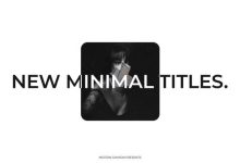VideoHive Minimal Titles. 37574477