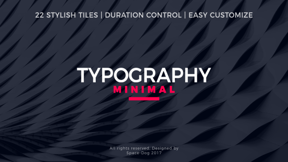 VideoHive Minimal Typography 20395304