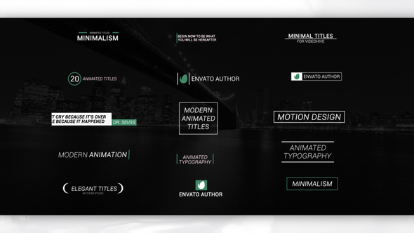 VideoHive Minimalism 23192162