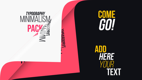 VideoHive Minimalism Typography 21869371