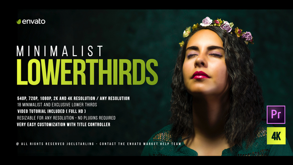 VideoHive Minimalistic Lower Thirds for Premiere 21745358