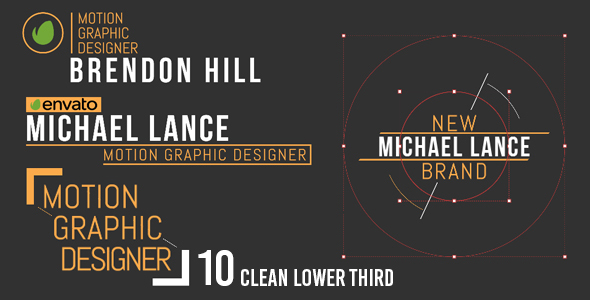 VideoHive Modern Clean Lower Third 14763735