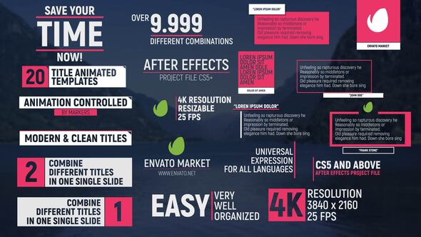 VideoHive Modern & Clean Titles and Lower Third 20704397