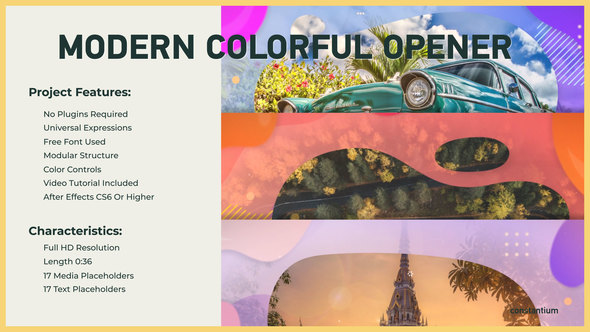 VideoHive Modern Colorful Opener 23345033