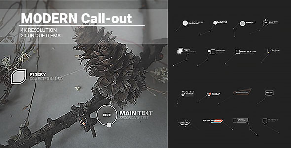 VideoHive Modern HUD Call-outs/ UI Placeholders Digital Interface Placeholders/ Futuristic Simple elements 19600715