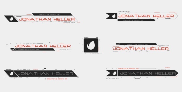 VideoHive Modern Hi-Tech Lower Thirds 14471752