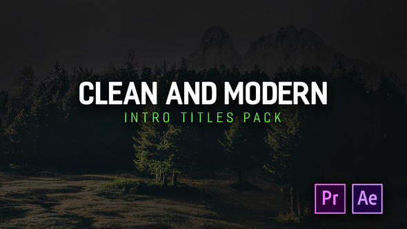 VideoHive Modern Intro Titles Pack for Premiere Pro 22293382