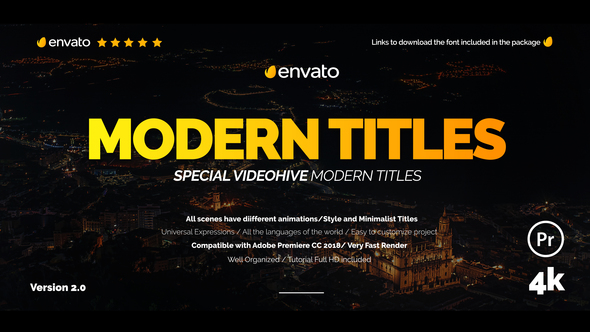VideoHive Modern Promo Titles for Premiere 22000321