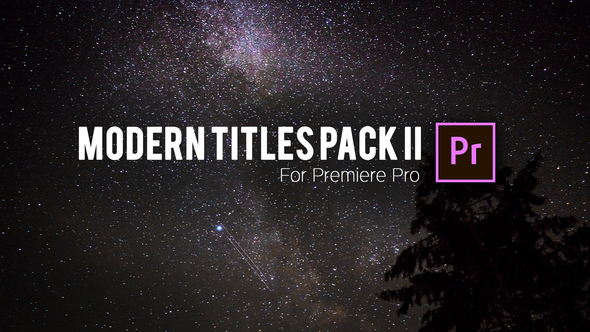 VideoHive Modern Titles Pack II for Premiere Pro 22450182