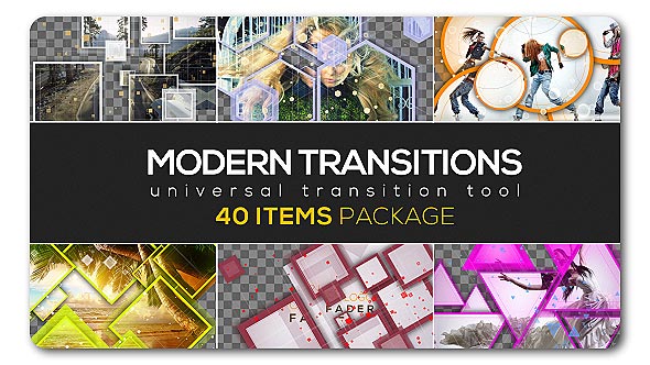 VideoHive Modern Transition Pack | 40 items 19830451