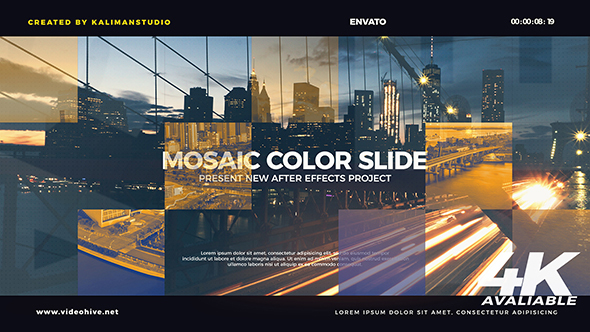 VideoHive Mosaic Color Slide 21223817