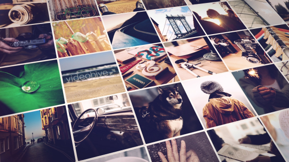VideoHive Mosaic Fold Reveal 19213793