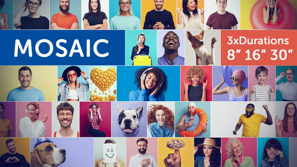 VideoHive Mosaic Logo Opener 37900612