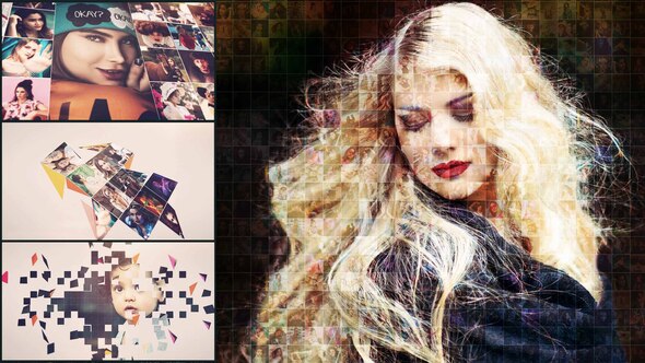VideoHive Mosaic Photo Animation 27441883