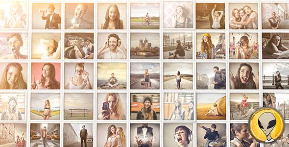VideoHive Mosaic Pop Photos Displays 15104213