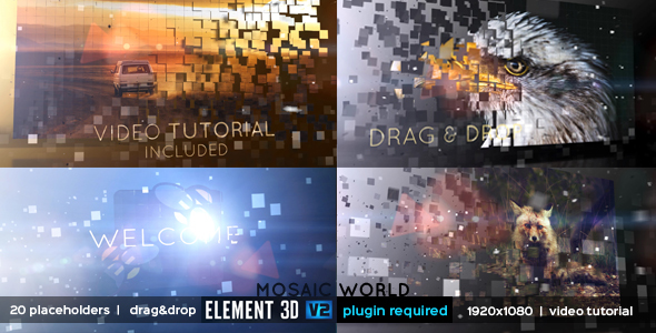 VideoHive Mosaic World 13693040