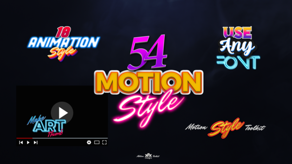 VideoHive Motion Styles Toolkit | Text Effects & Animations 27095836