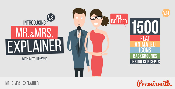 VideoHive Mr&Mrs Explainer 15218209