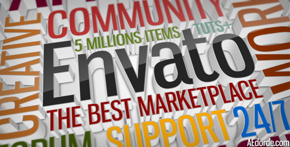 VideoHive Multipurpose Clean 3D Text to Logo 8430709