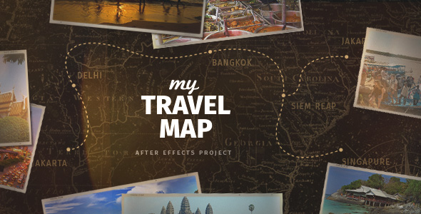 VideoHive My Travel Map 18262707