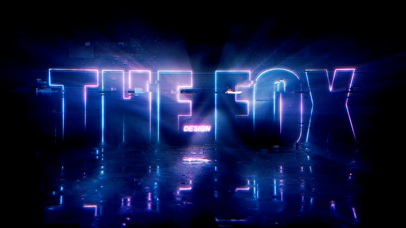 VideoHive Neon Glitch Logo Reveal 26820340