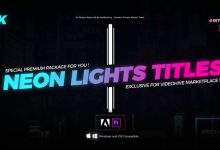 VideoHive Neon Light Titles for Premiere 22430415