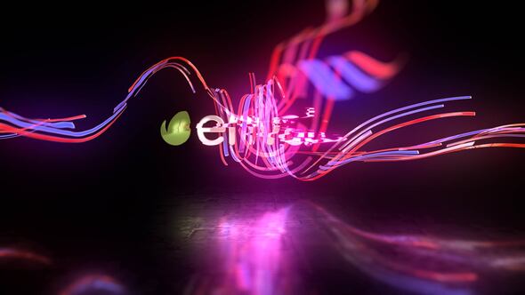 VideoHive Neon Ribbon Logo 25567749