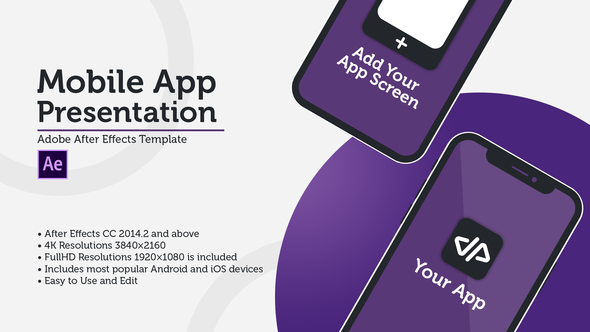 VideoHive New Mobile App Presentation - iOS & Android 14865496