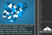 VideoHive Nigeria Map Kit 26805762