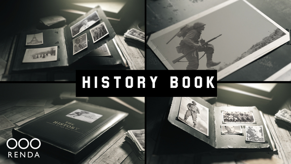 VideoHive Old Book History Album 24946550
