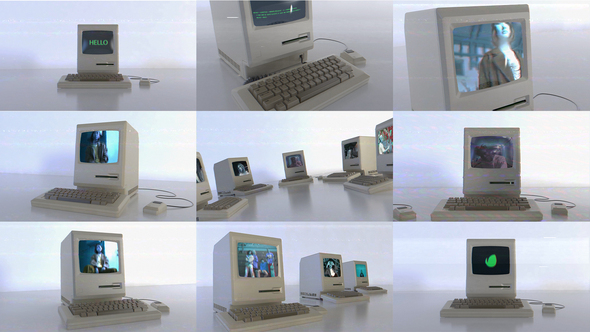 VideoHive Old Computer Opener 37534674