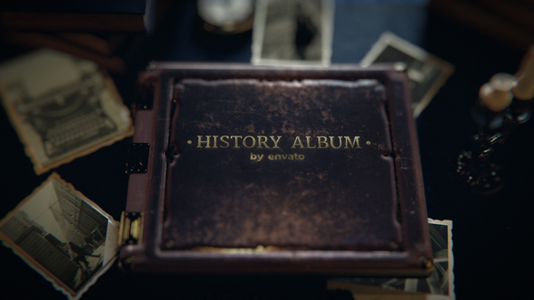 VideoHive Old History Photo Album 26689145