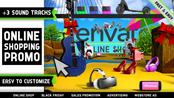 VideoHive Online Shopping Store Promo 27540407